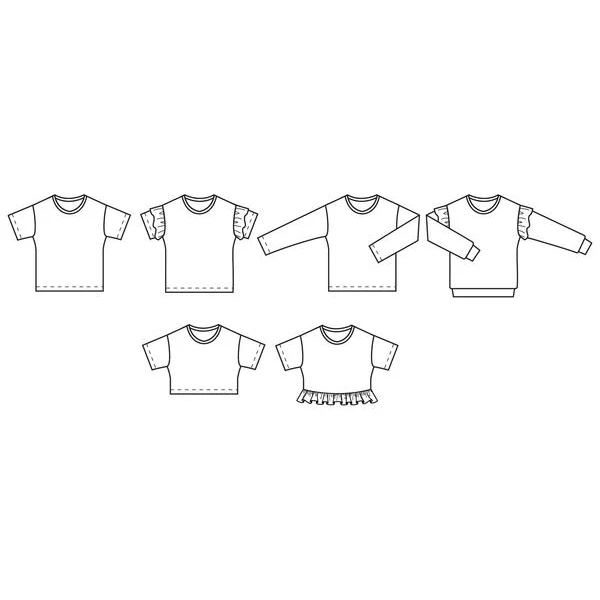 Kids Solar Tee / Sweater Pattern - Image 14