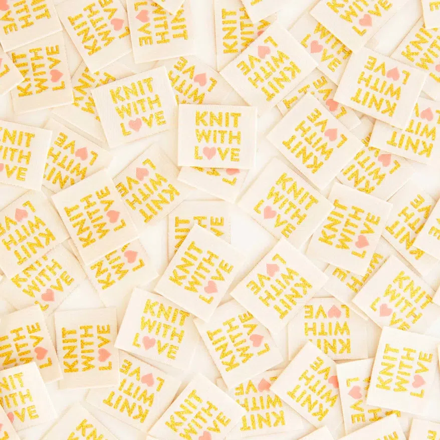 Knit with Love Sew-in Labels - Image 3
