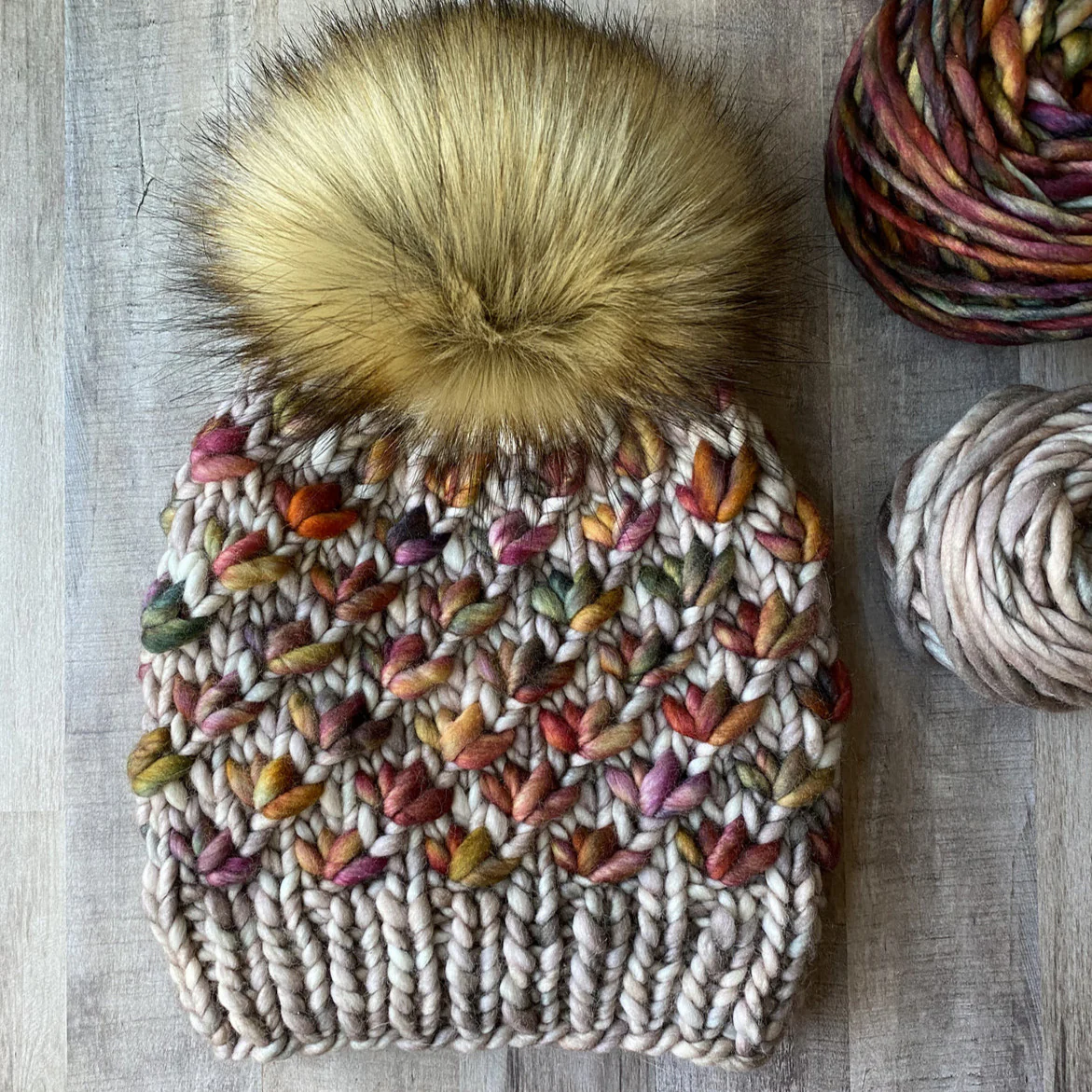 Knitting - Lotus Flower Beanie