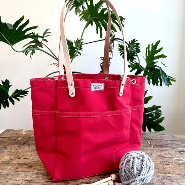 Knitting Project Bag - Red (Limited)
