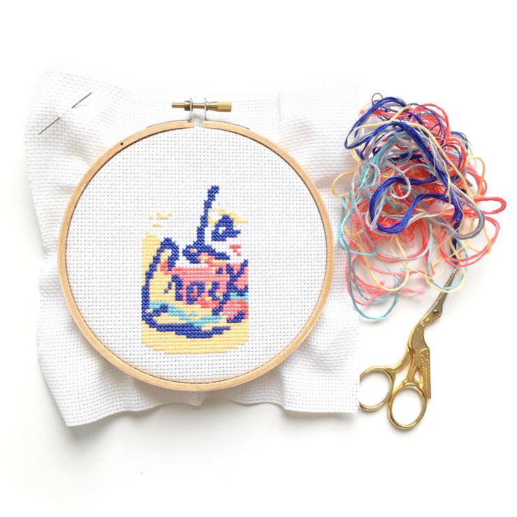 La Croix DIY Cross Stitch Kit - Image 5