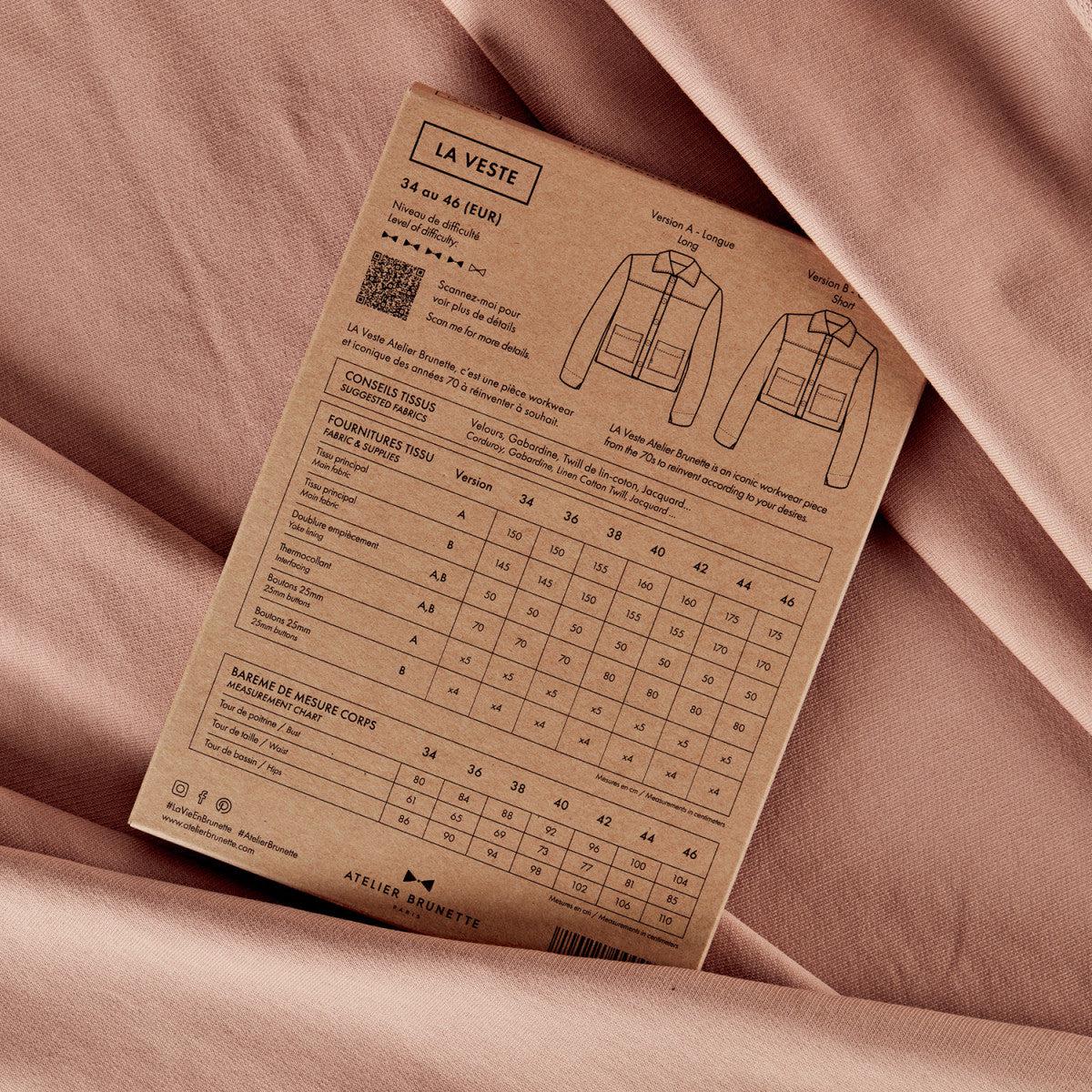 LA Veste Jacket Pattern - Image 3