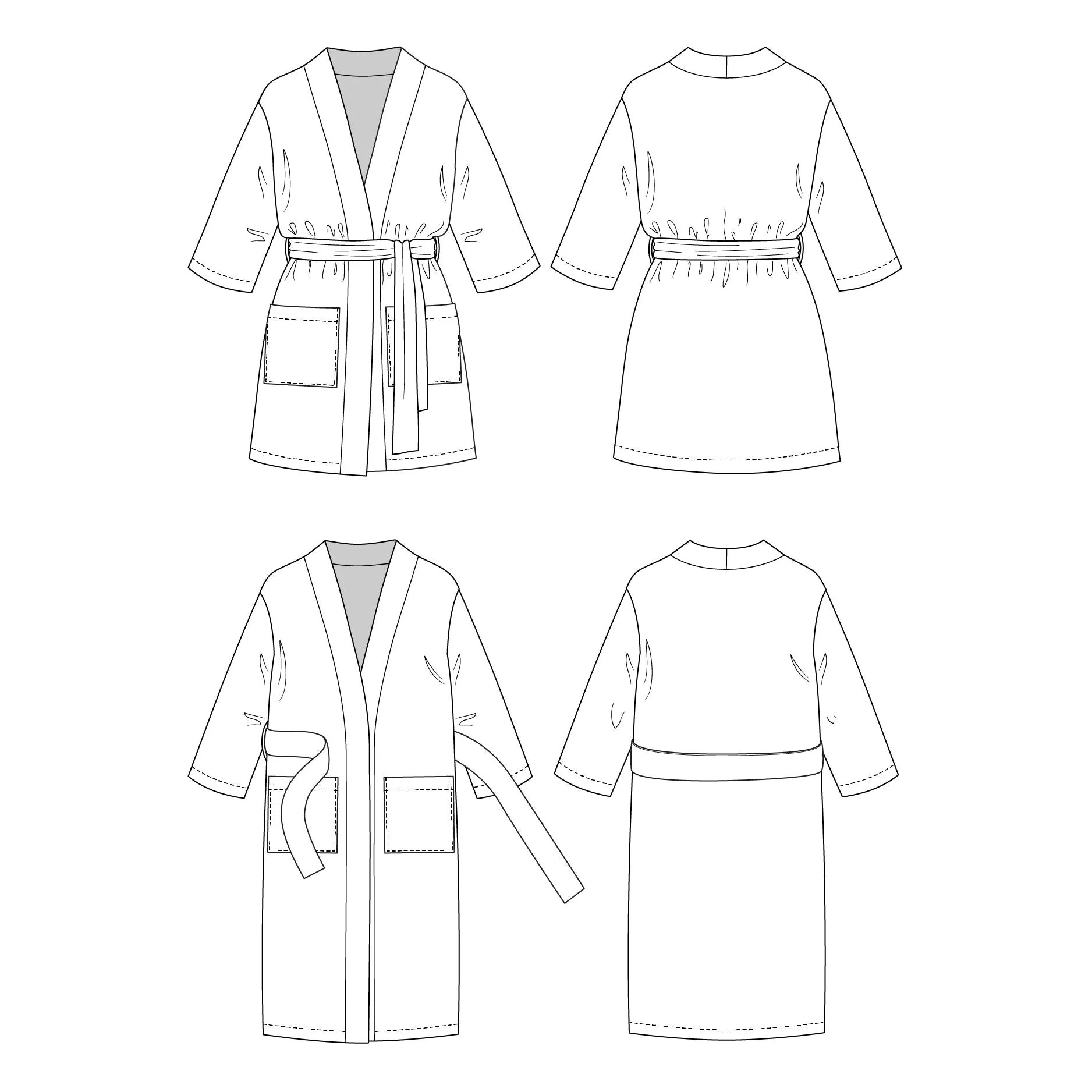 Lahja Dressing Gown Pattern - Image 9