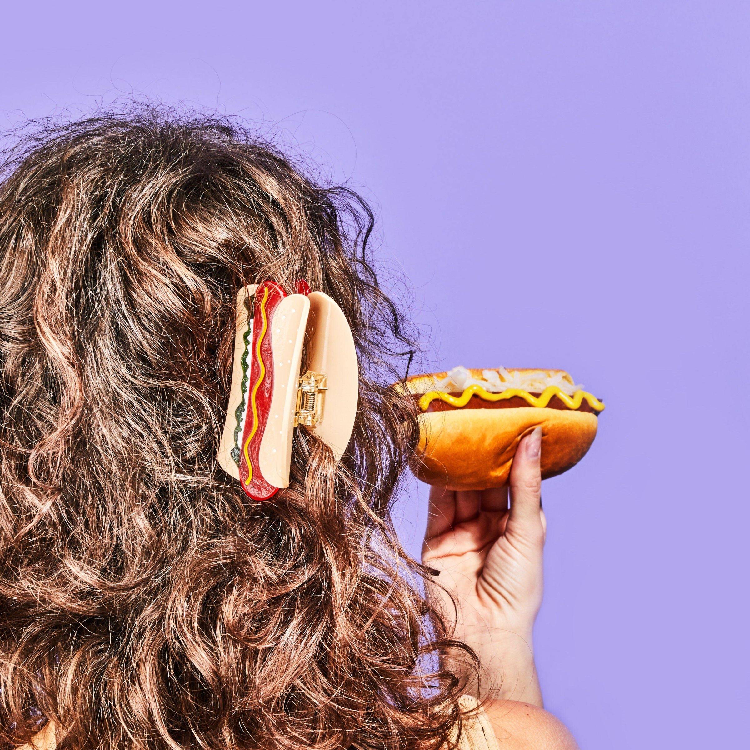 Large Hot Dog Hair Claw - Image 2