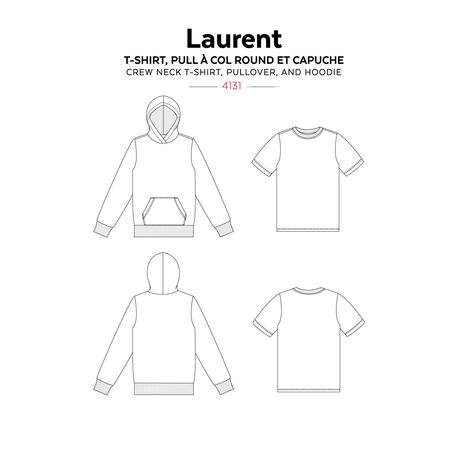 Laurent Shirt & Hoodie Pattern - Image 7