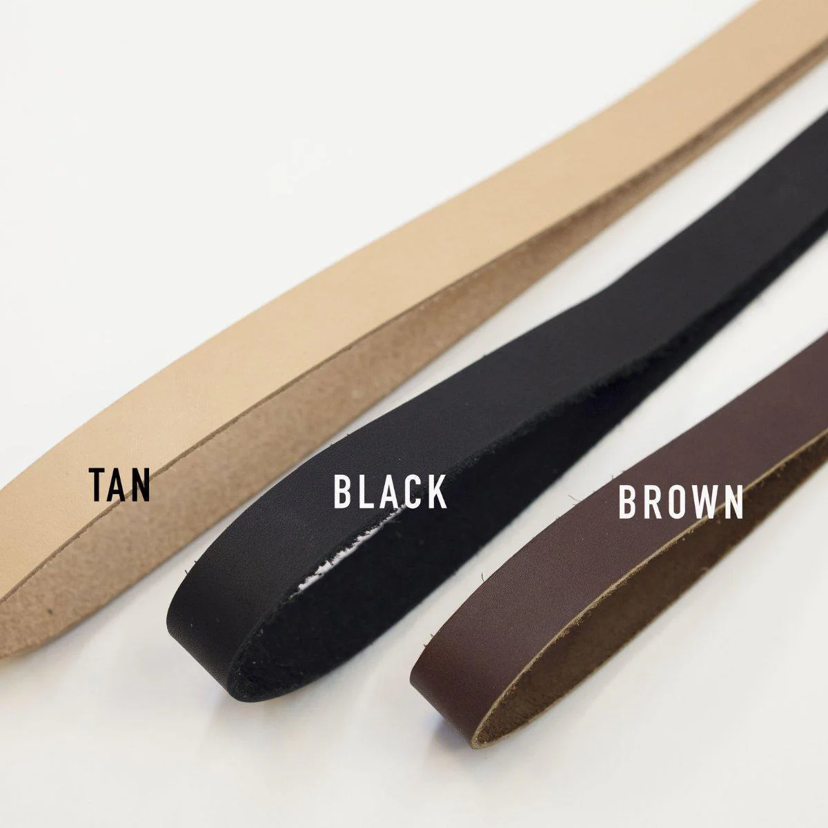 Leather Straps & Hardware Kit - Black & Antique Brass - Image 3