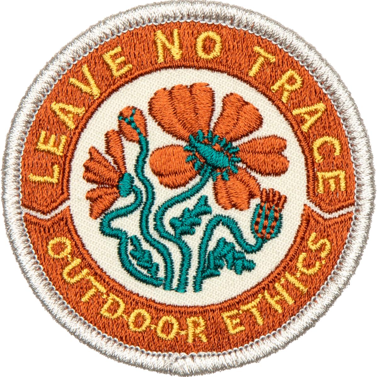 Leave No Trace Outdoor Ethics Iron-On Patch