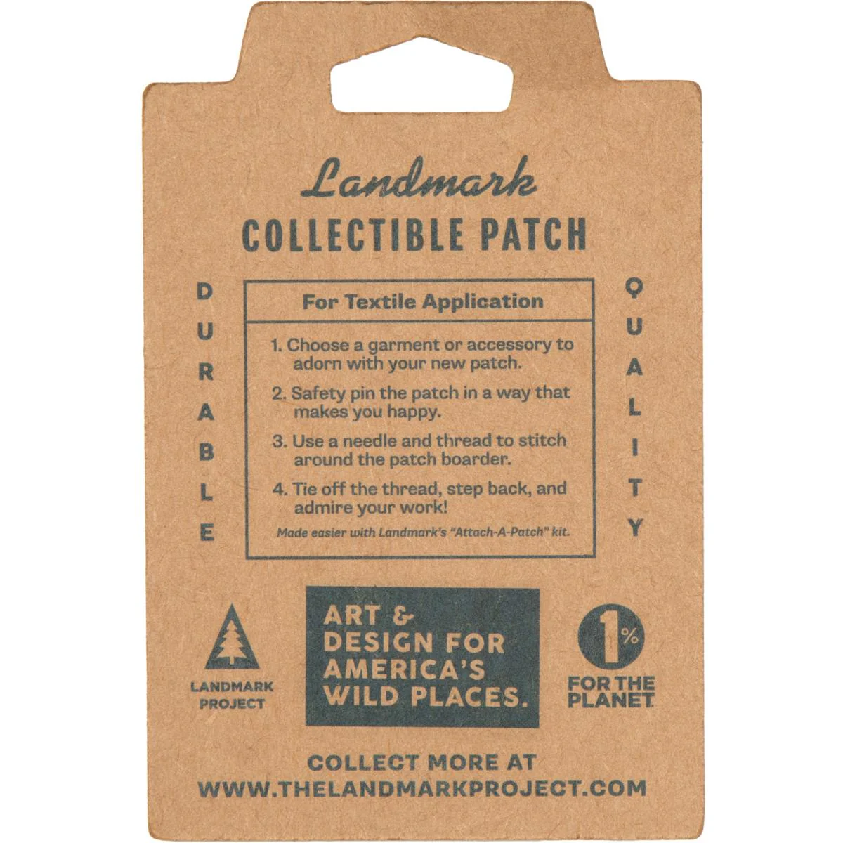 Leave No Trace Outdoor Ethics Iron-On Patch - Image 2