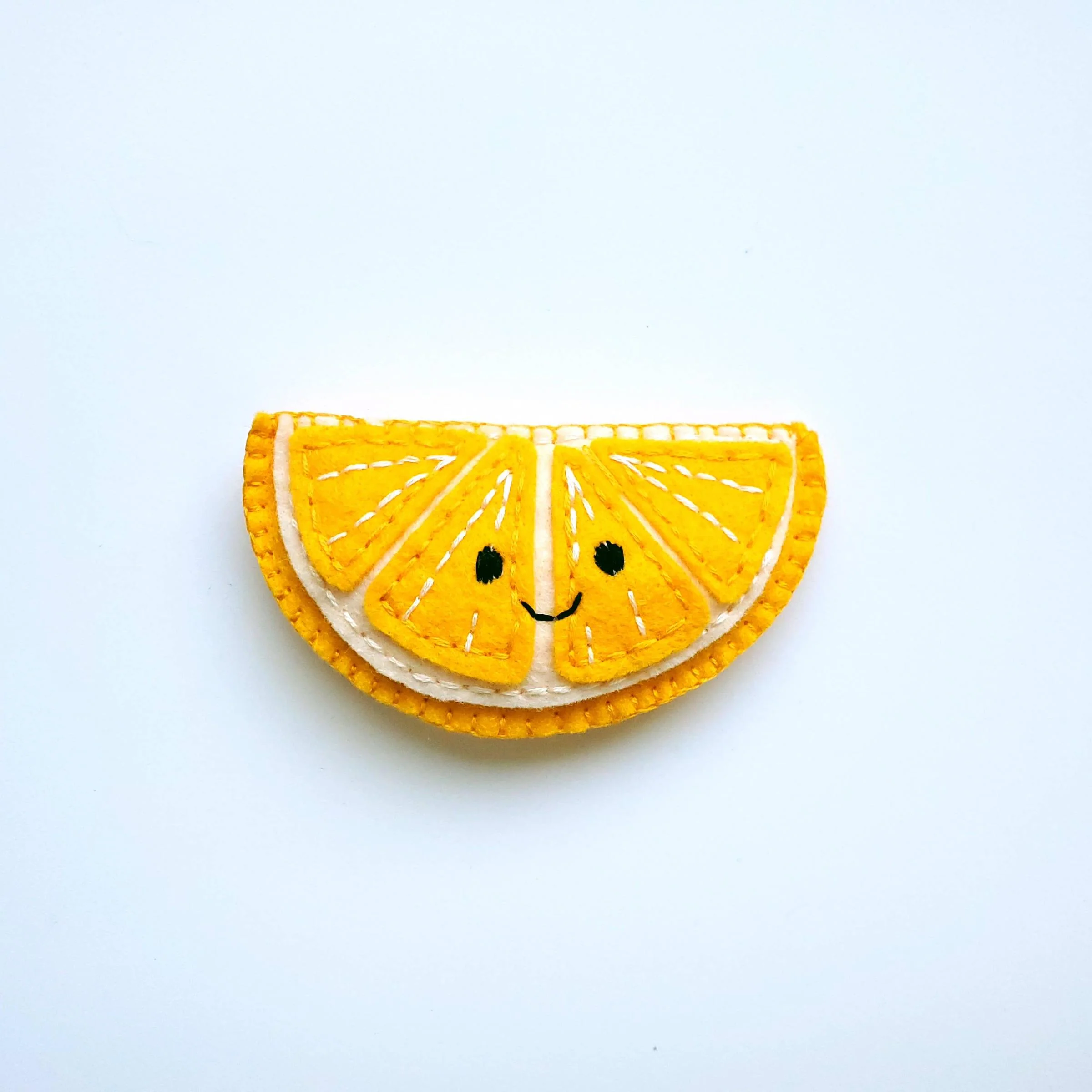 Lemon Wedge Felt Hand Stitching Kit