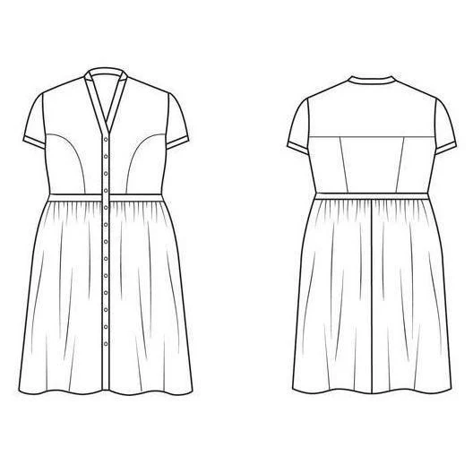 Lenox Shirtdress Pattern - Image 4