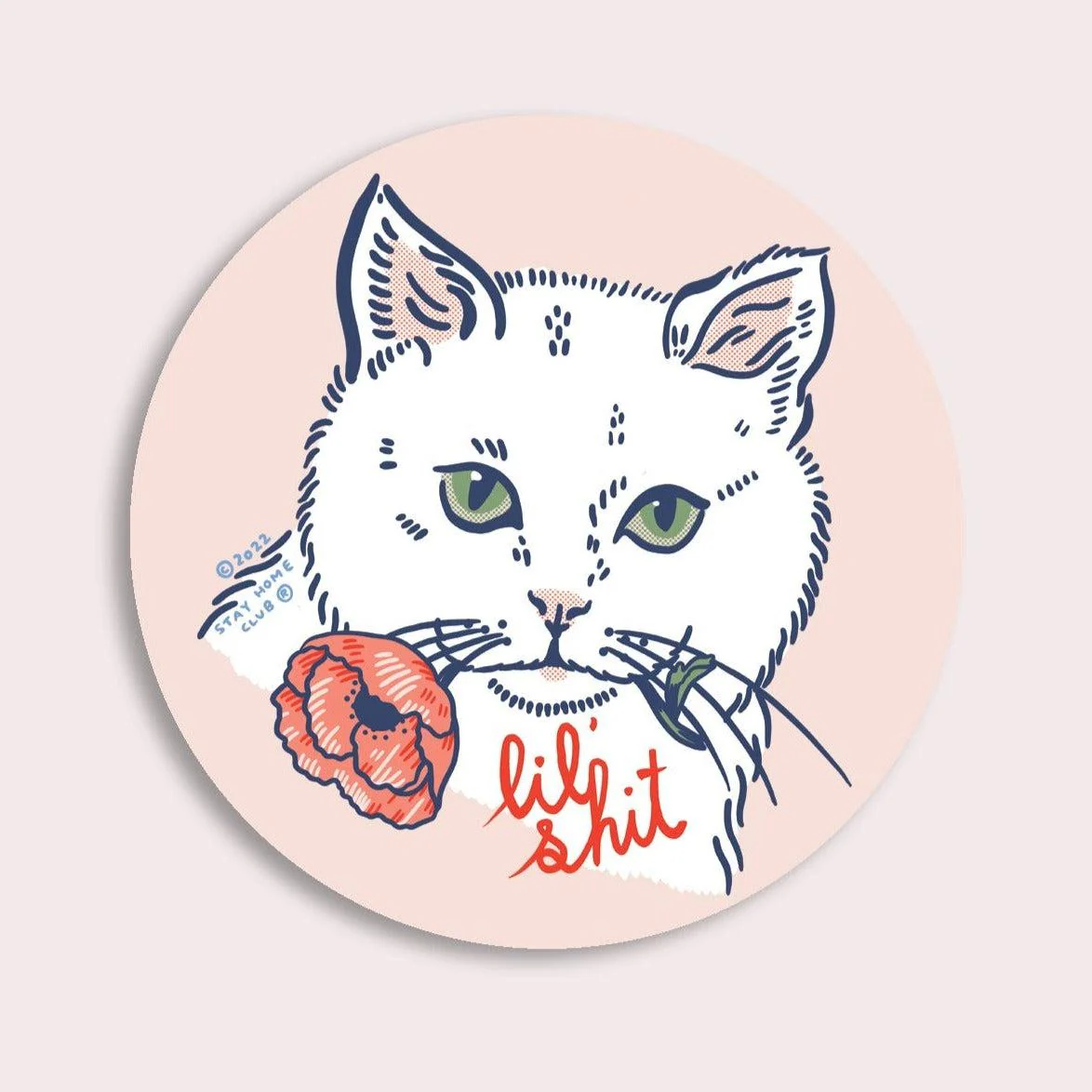 Lil Shit (Cat) Vinyl Sticker