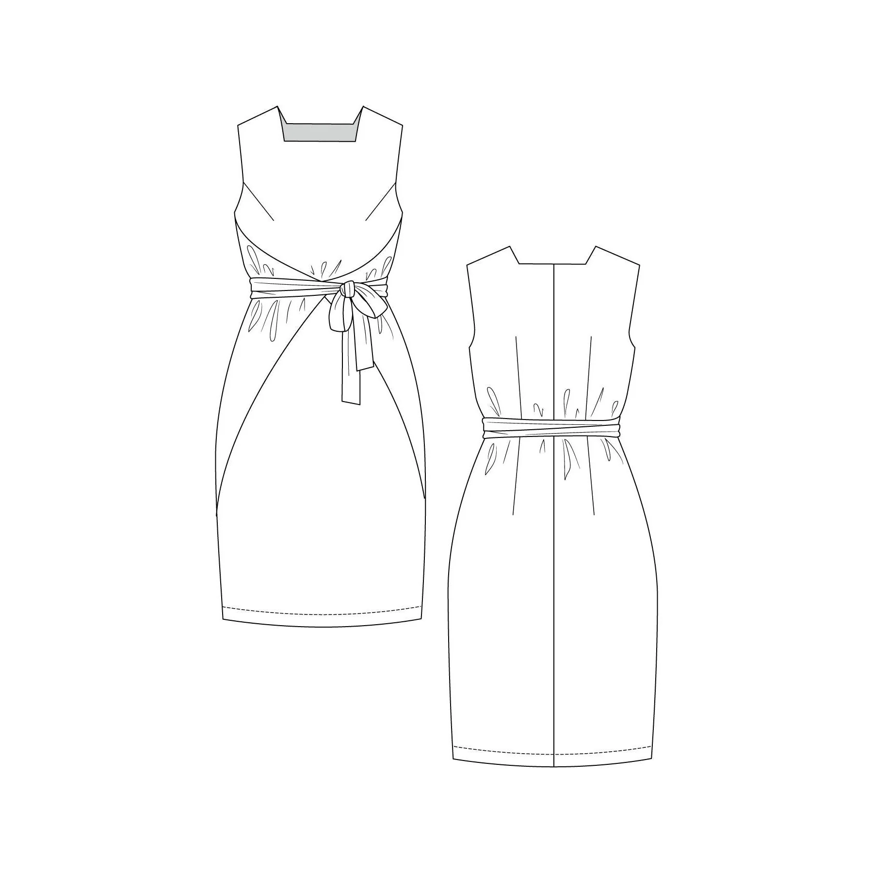 LILJA Dress, Pinafore & Blouse Pattern - PDF DOWNLOAD - Image 9
