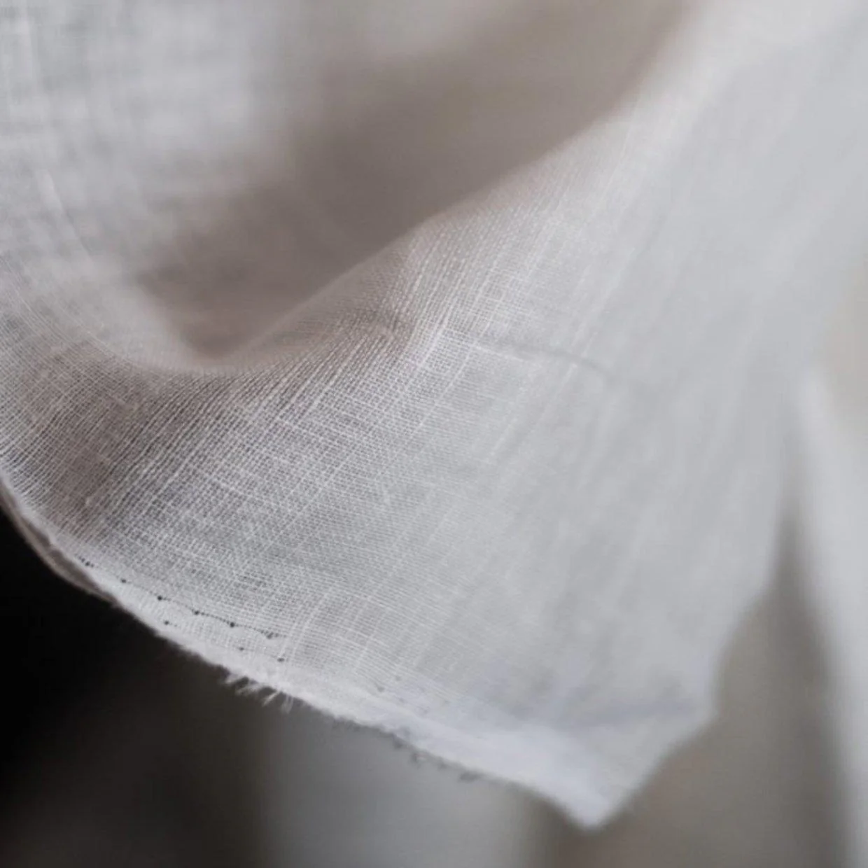 White Linen Gauze