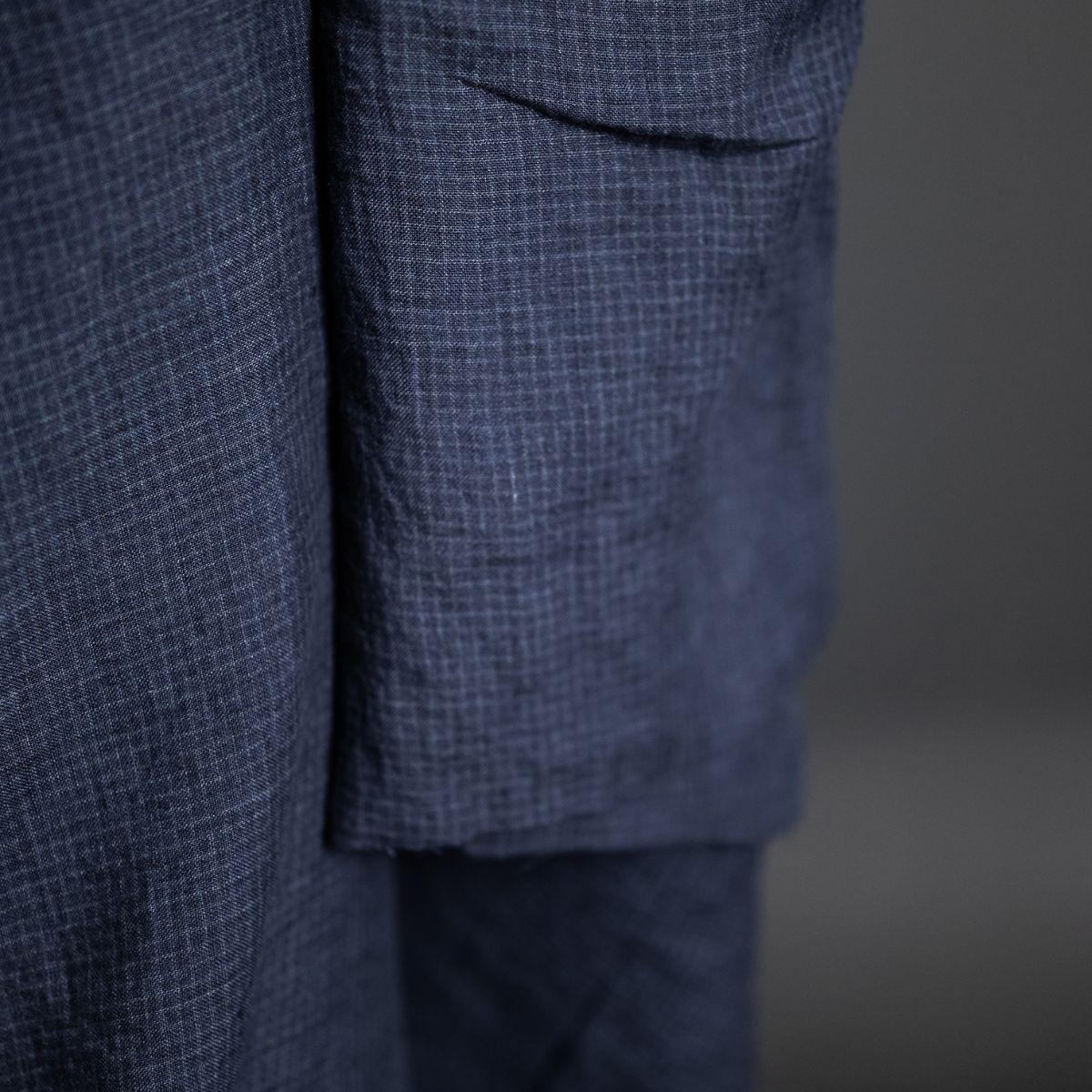 Little March Check European Laundered Linen - Image 2