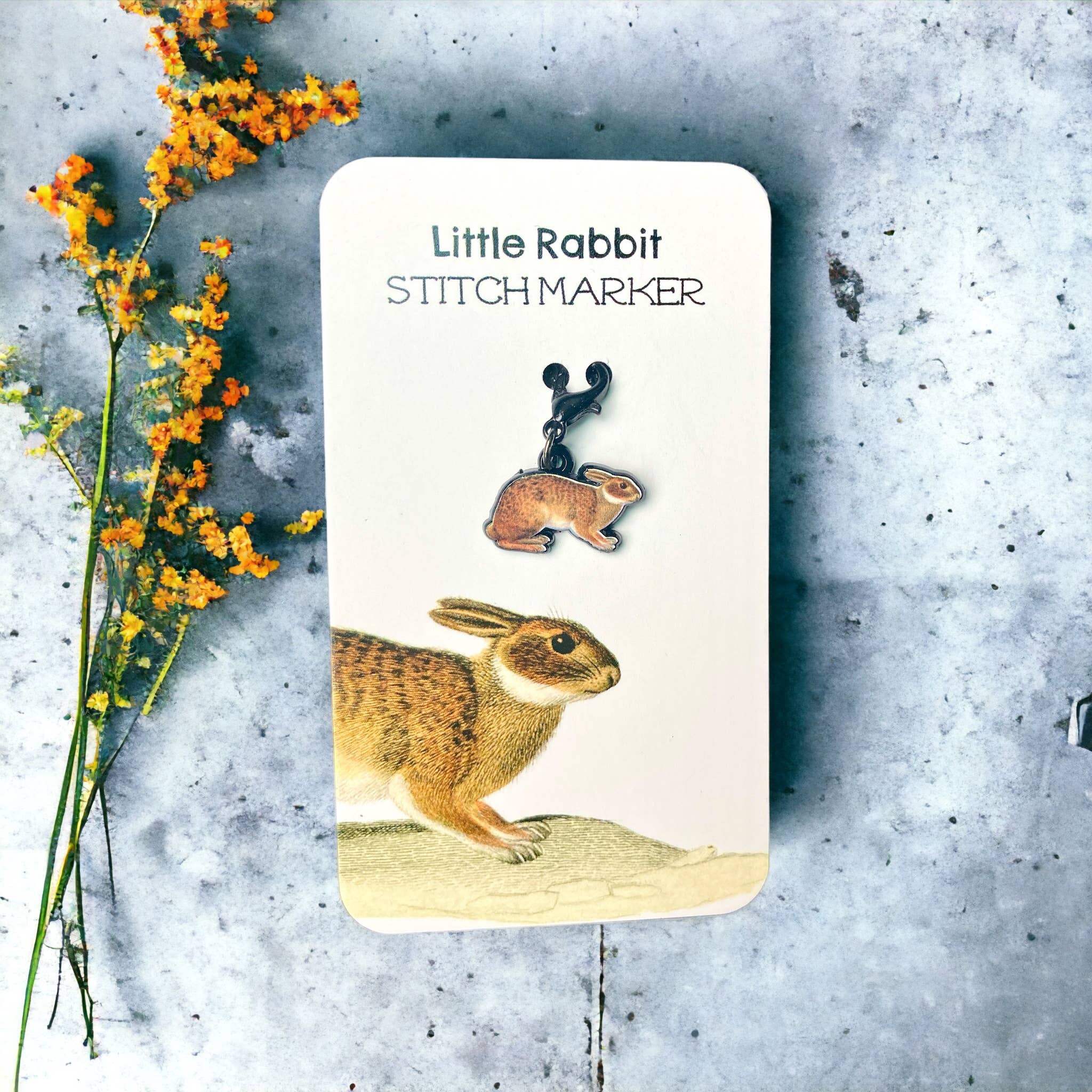 Little Rabbit Removable Stitch Marker - Single