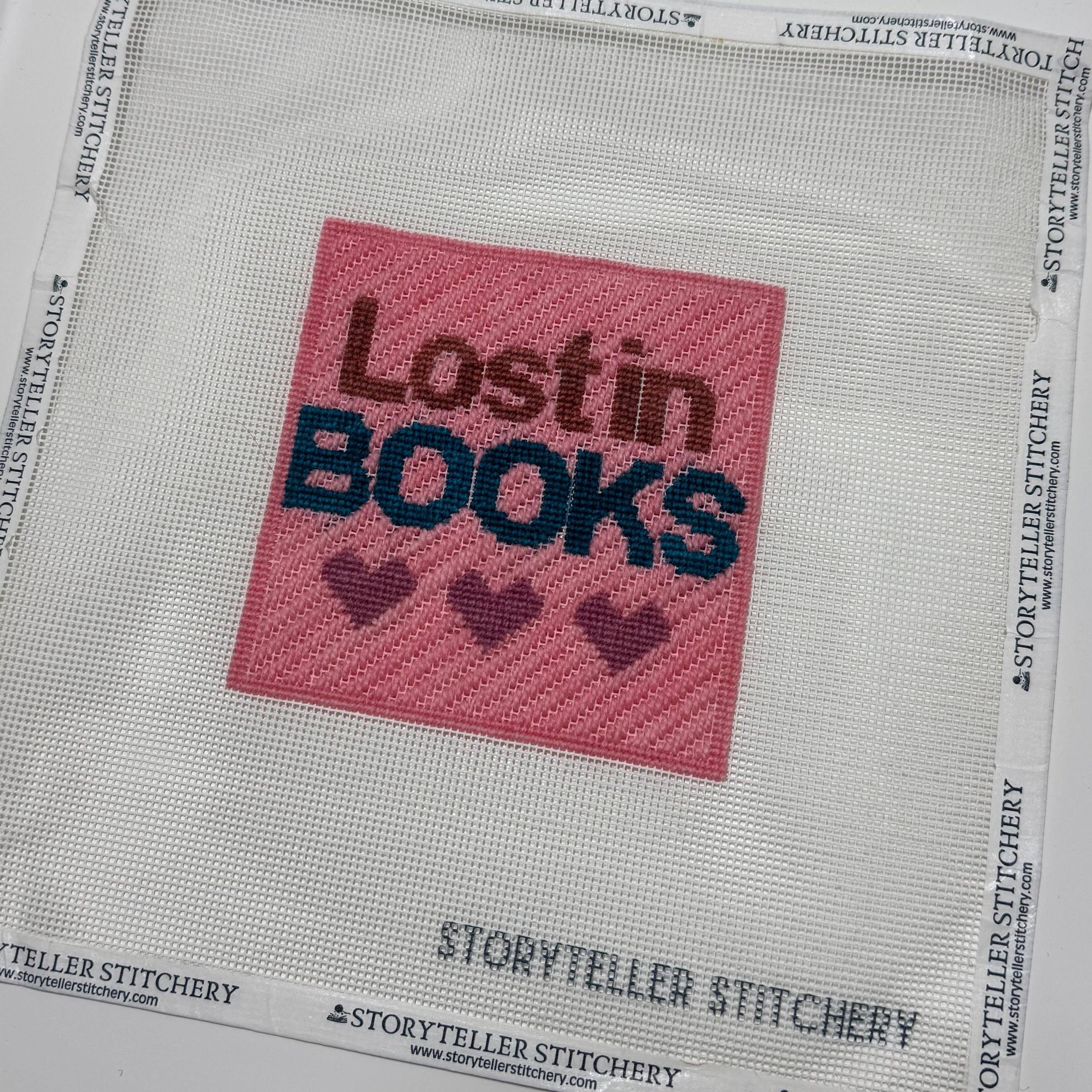 Lost in Books Needlepoint Kit - Image 2