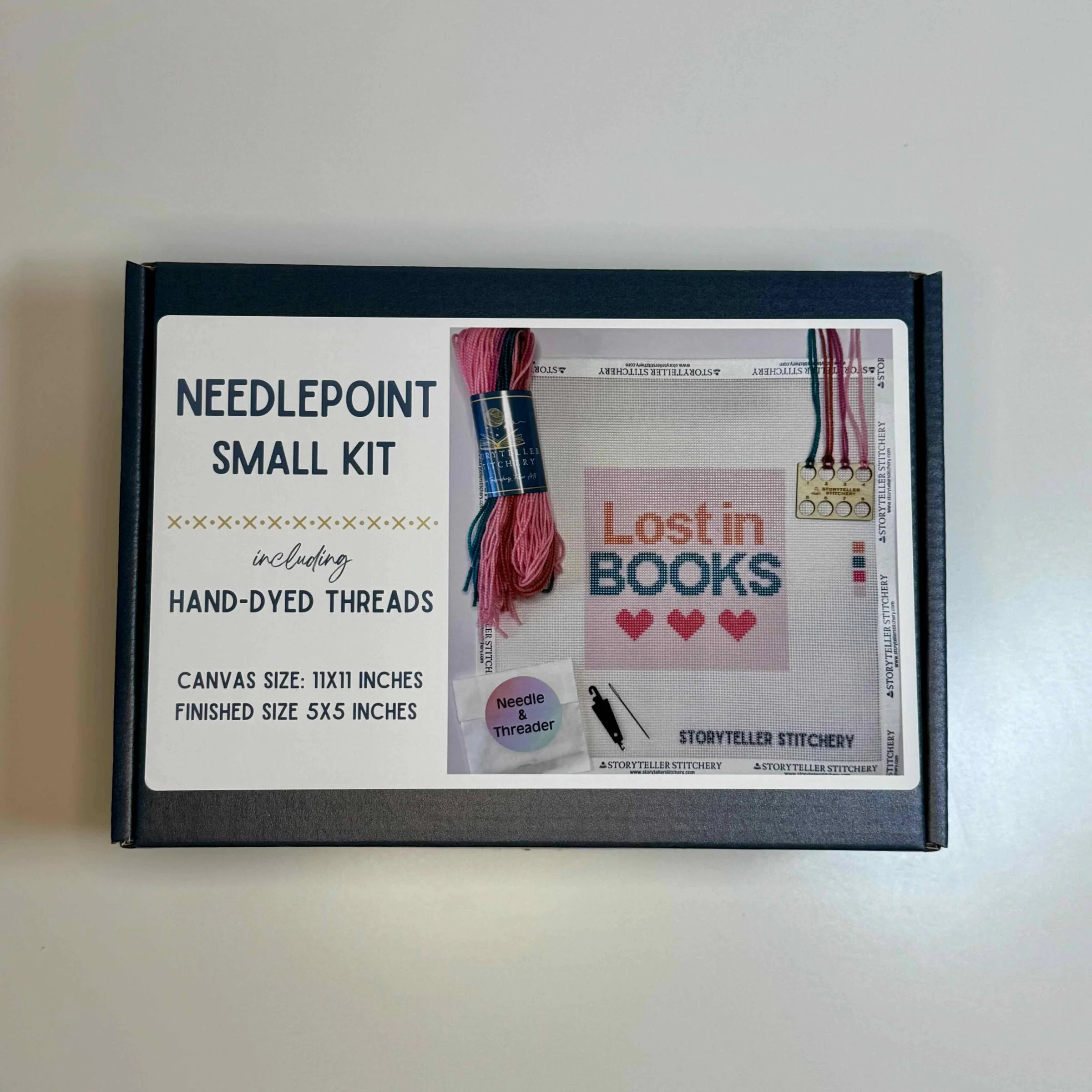Lost in Books Needlepoint Kit - Image 4