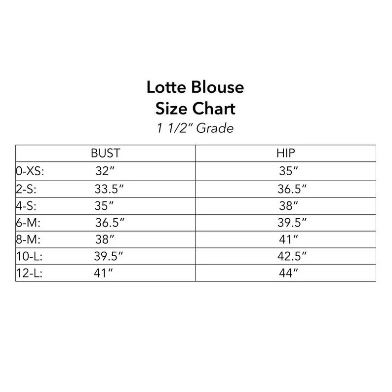 Lotte Blouse Pattern - PDF DOWNLOAD - Image 4