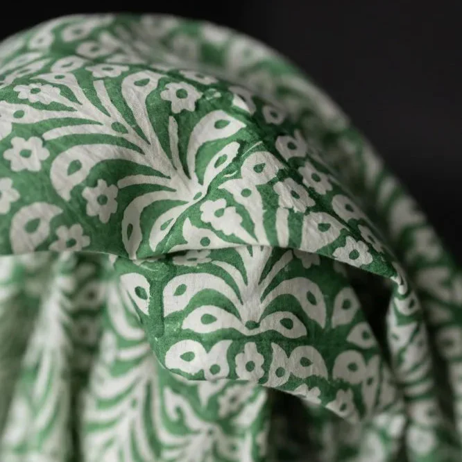 Lovage Block Print Indian Cotton - Image 2