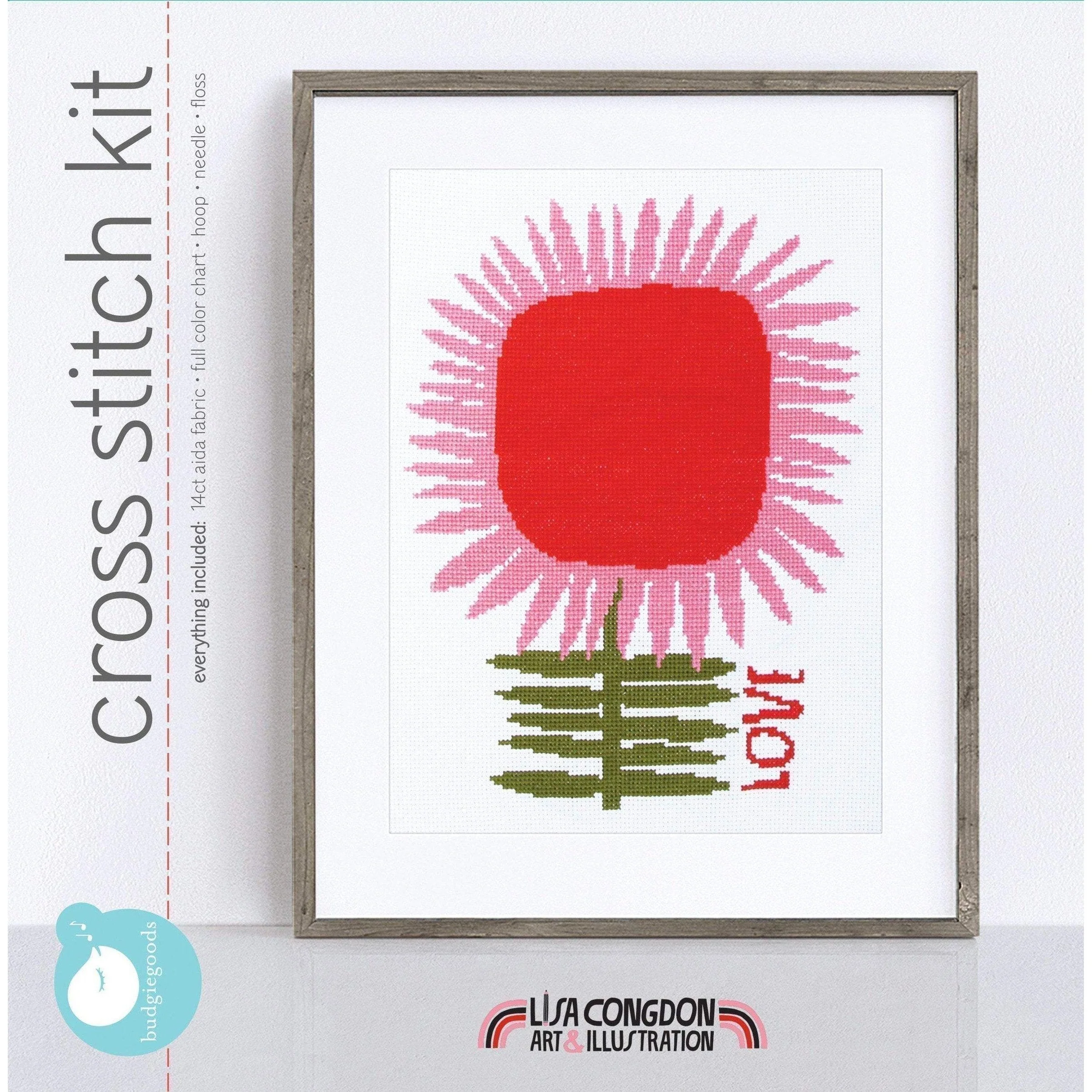 Love Cross Stitch Kit - Image 3