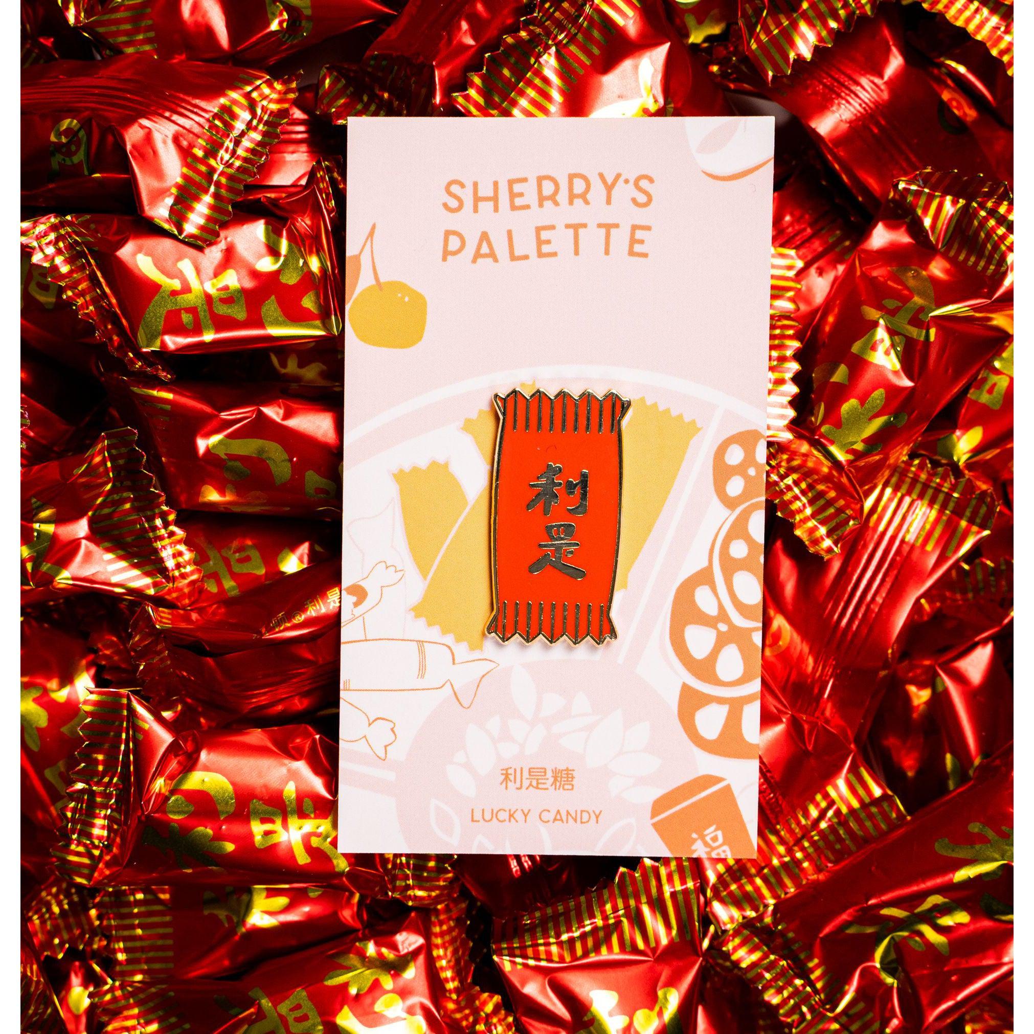 Lucky Candy Enamel Pin - Image 2