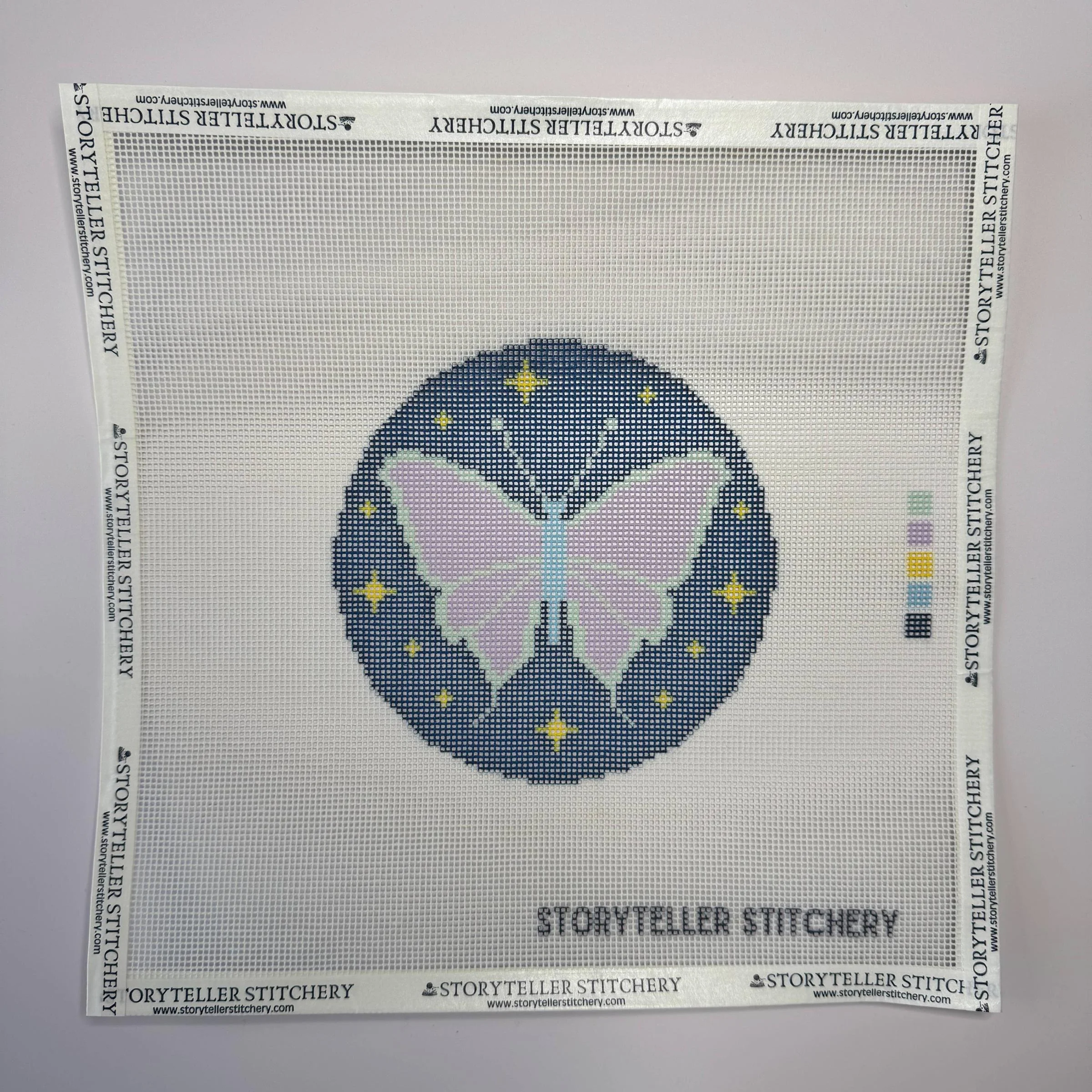 Lunar Moth Needlepoint Kit - Image 2