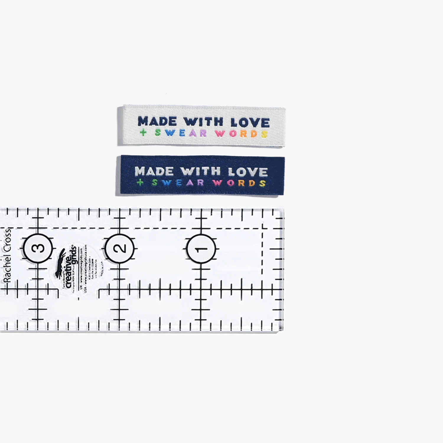 Made with Love & Swear Words Sew-in Labels - Image 3