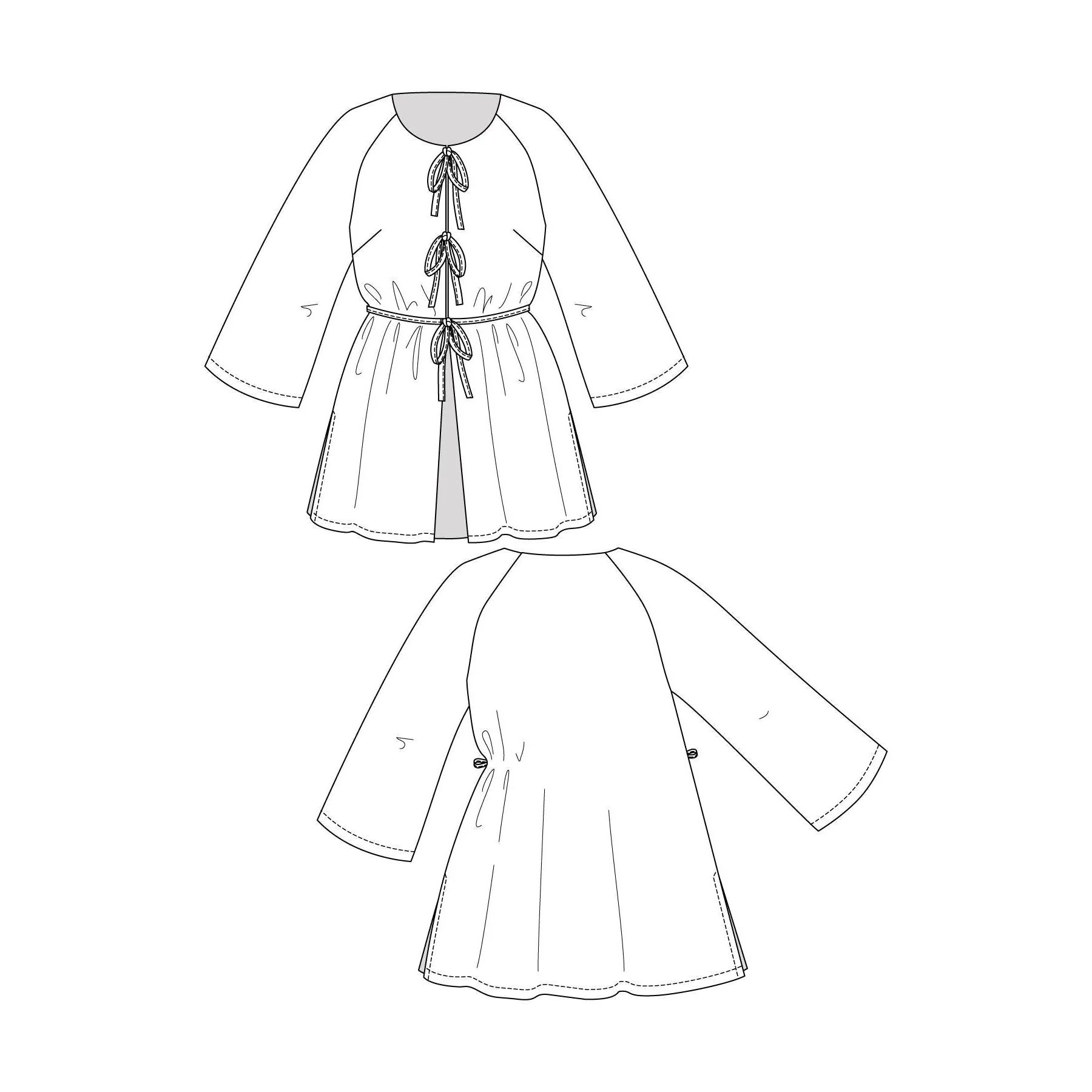 MAITE Raglan Tunic & Dress Pattern - PDF DOWNLOAD - Image 7