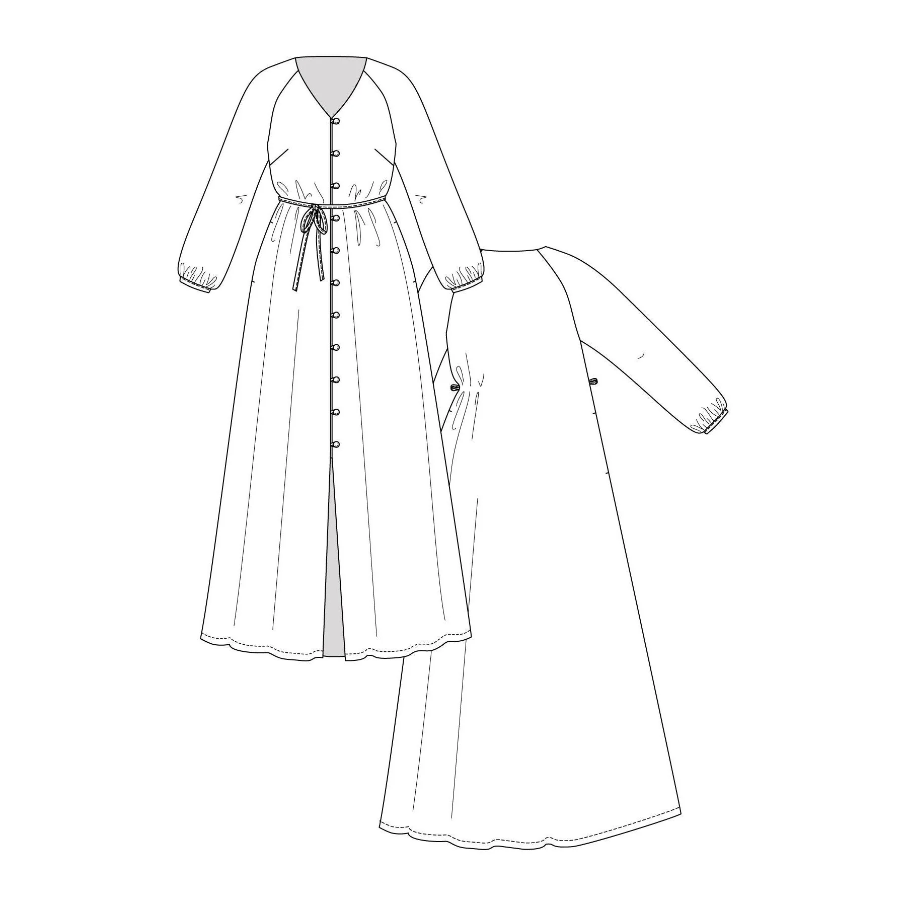MAITE Raglan Tunic & Dress Pattern - PDF DOWNLOAD - Image 8