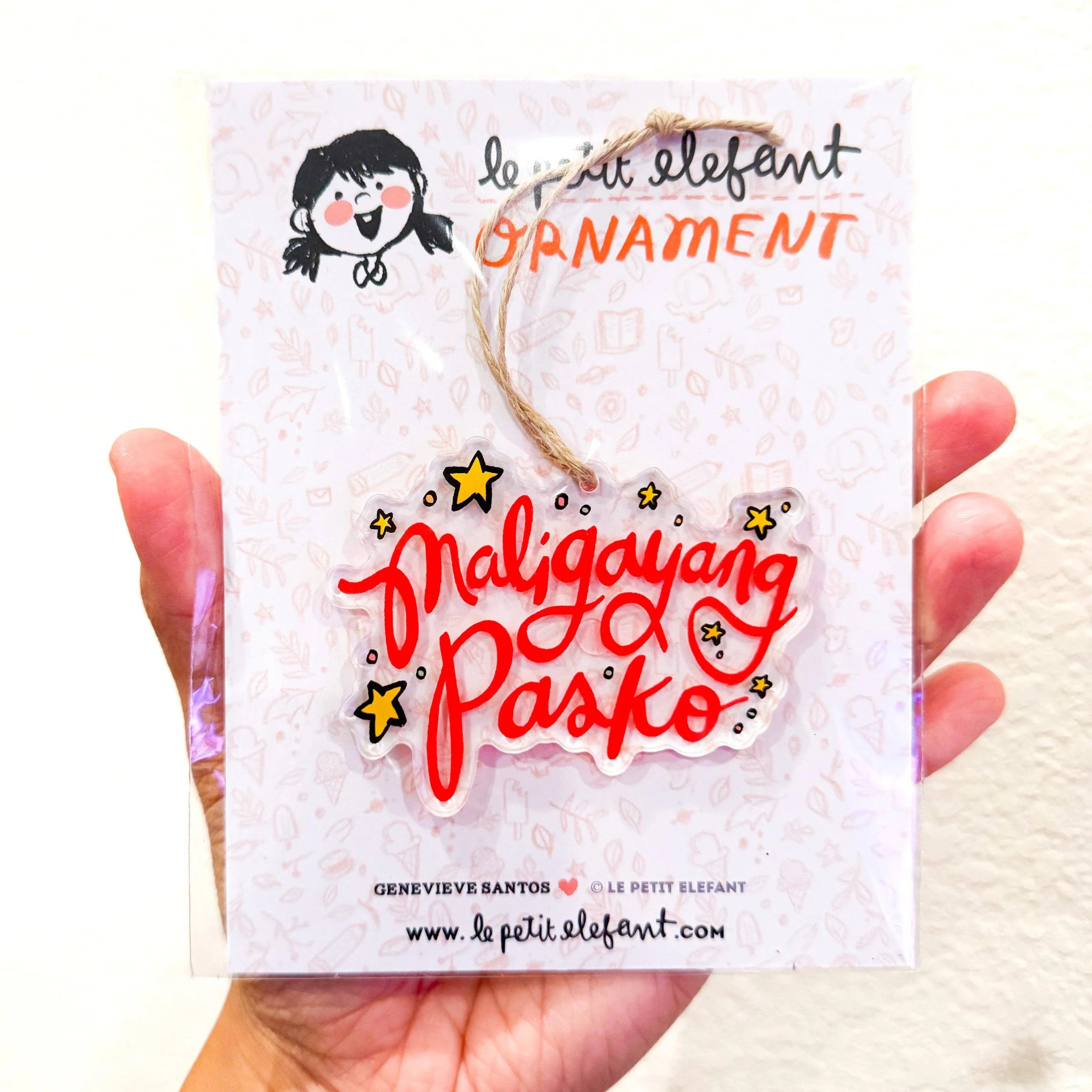 Maligayang Pasko Holiday Ornament - Image 2