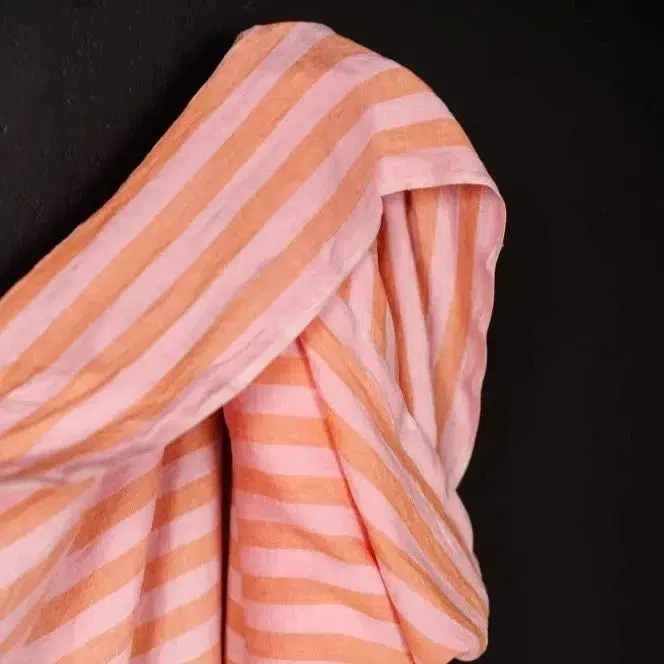 Mallow Stripe Laundered Linen - Image 3