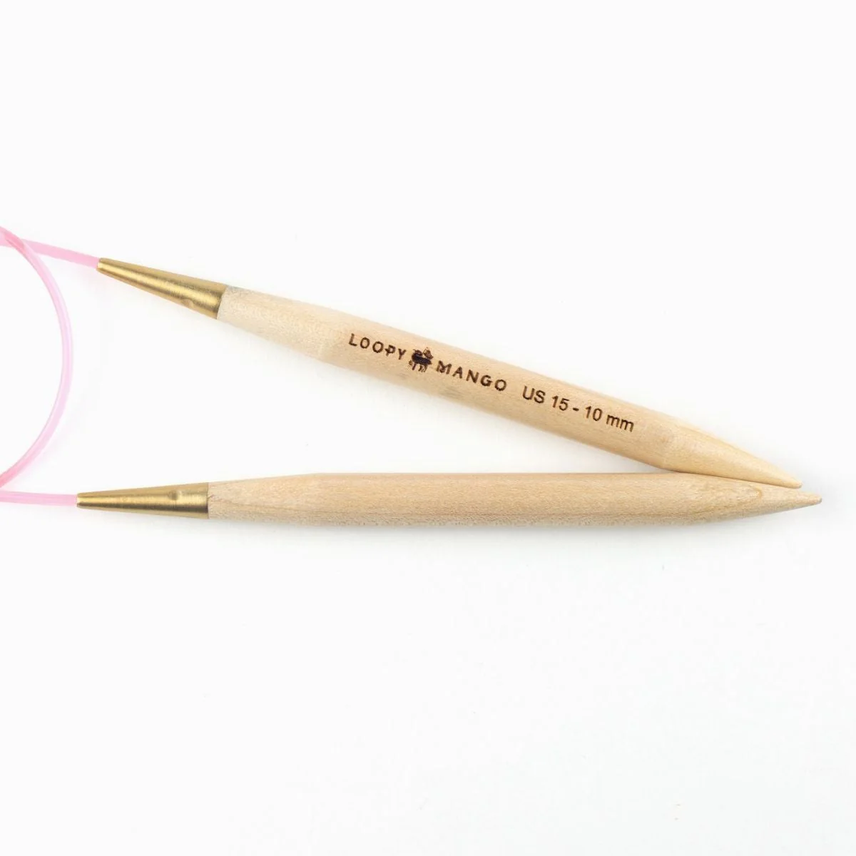 Large 20" Maple Circular knitting needles - Image 2
