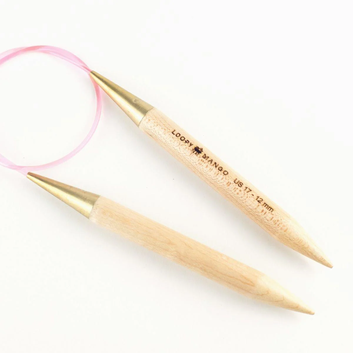 Large 20" Maple Circular knitting needles - Image 3