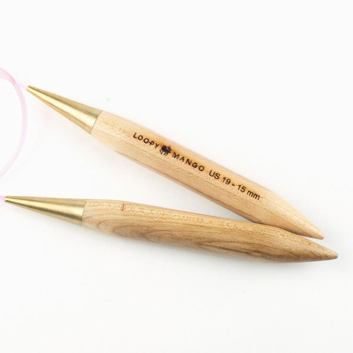 Large 20" Maple Circular knitting needles - Image 4