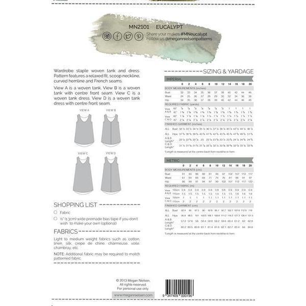 Eucalypt Tank Top & Dress Pattern - Image 9