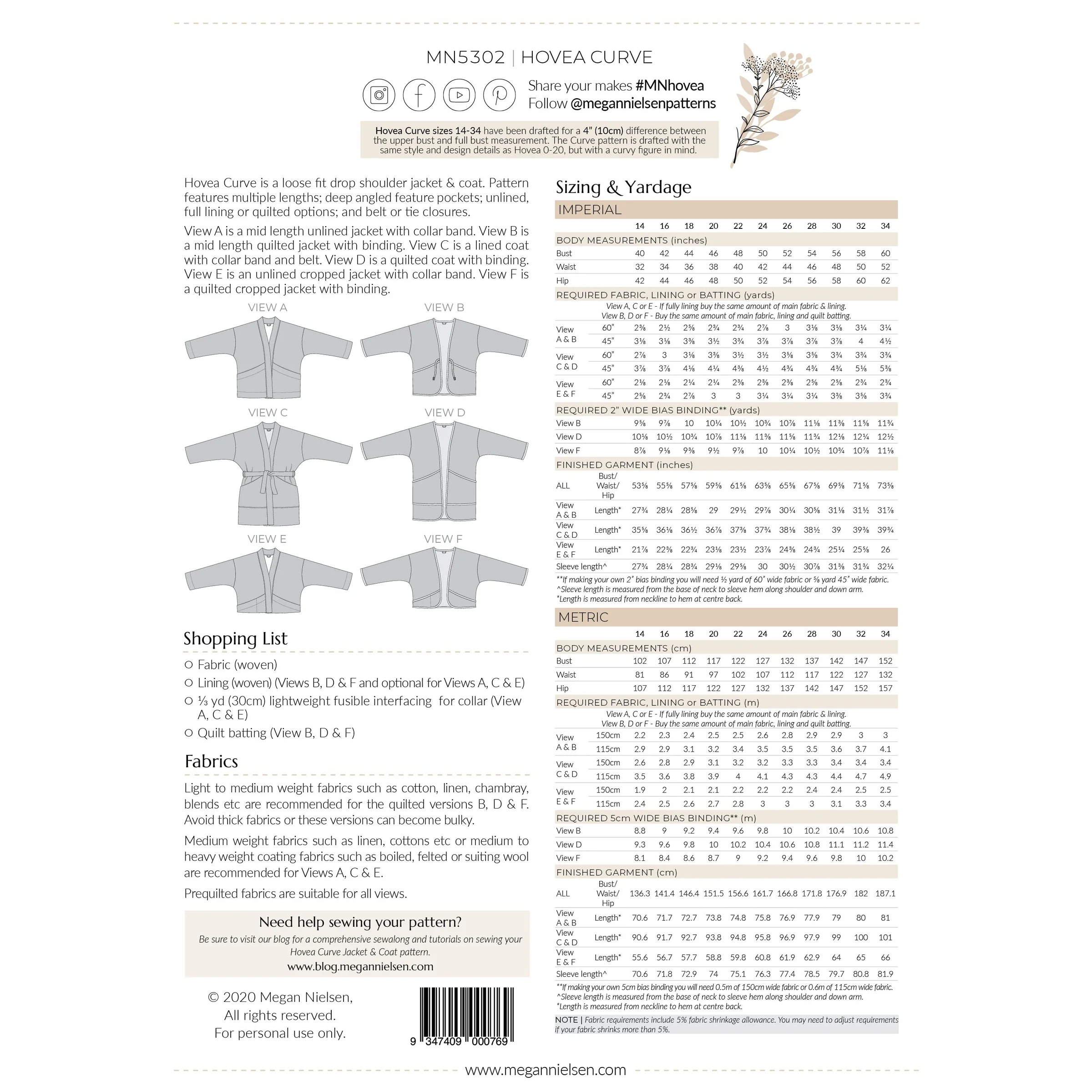 Hovea Jacket & Coat Pattern - Image 41