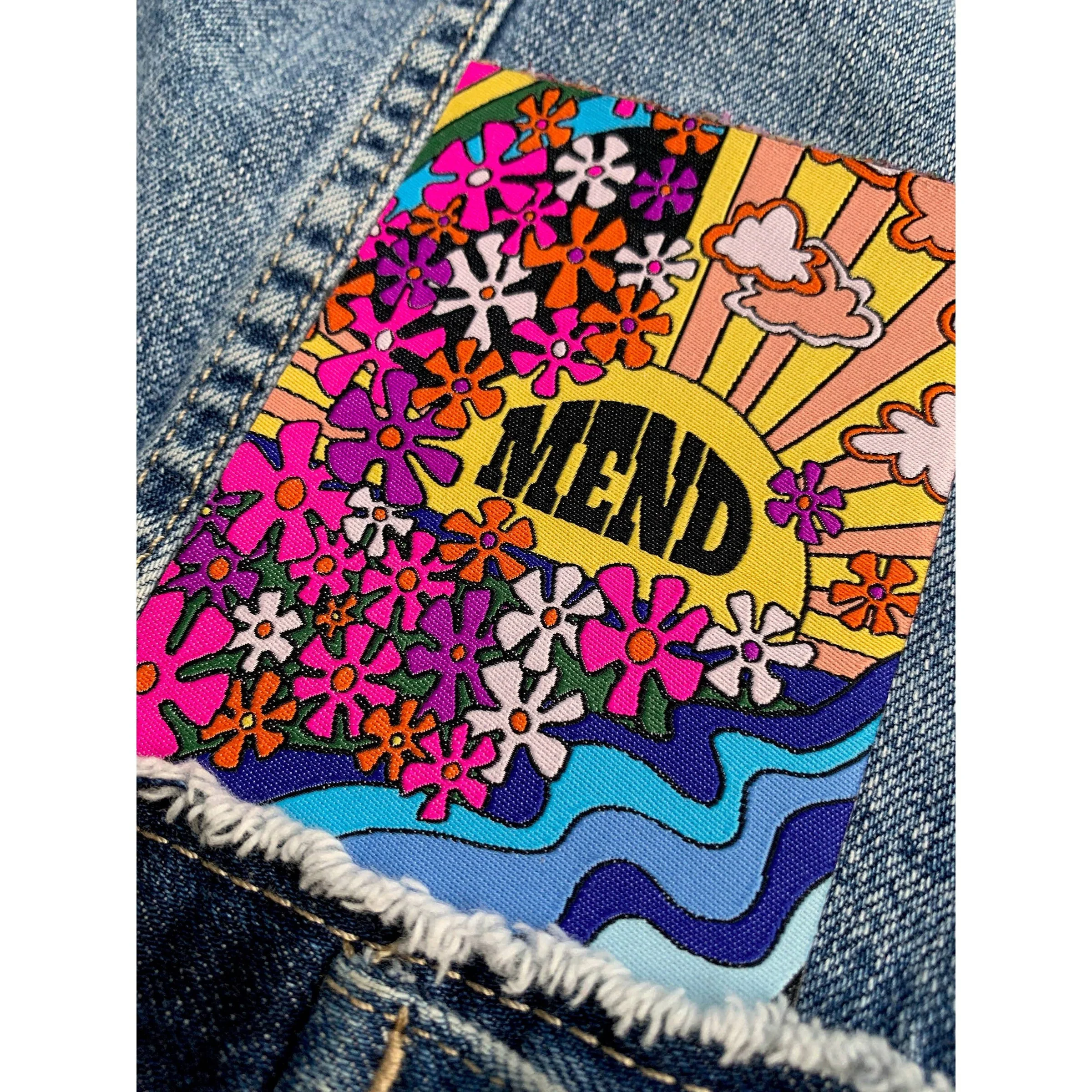 Mend Woven Iron-On Patch - Image 2