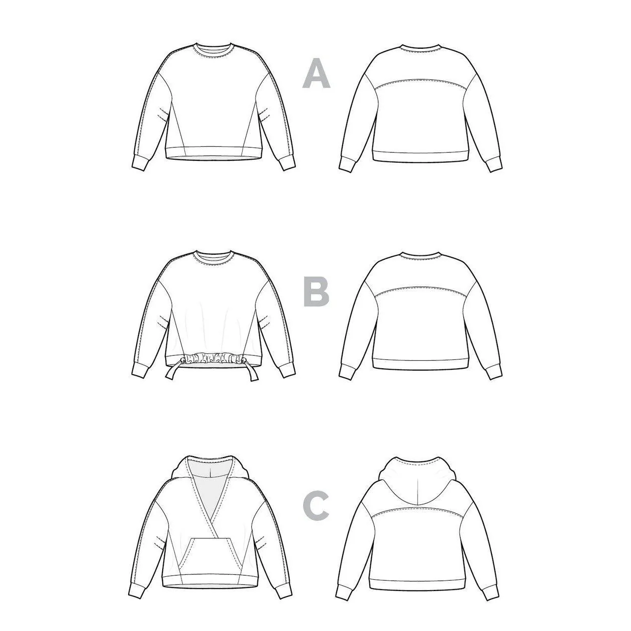 Mile End Sweatshirt Pattern - Image 11