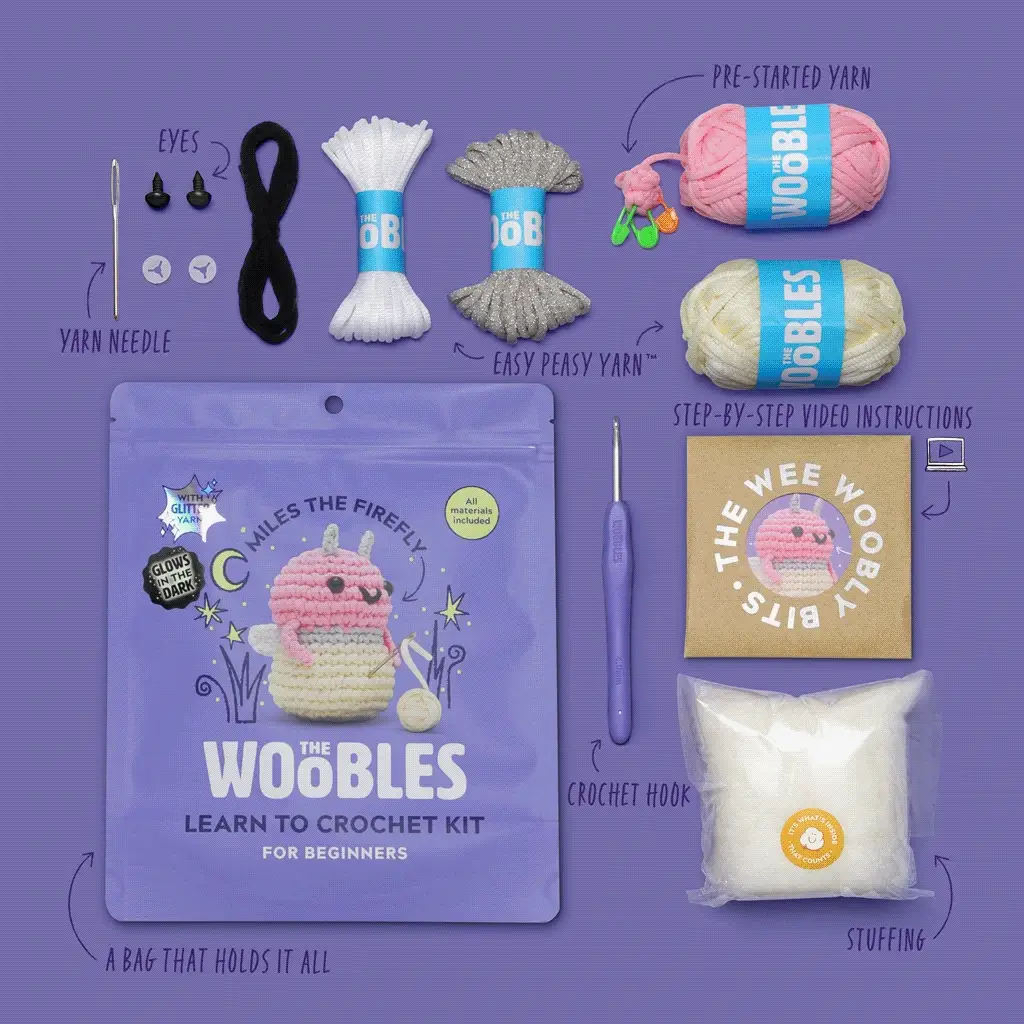 Miles the Firefly Crochet Kit - Image 2