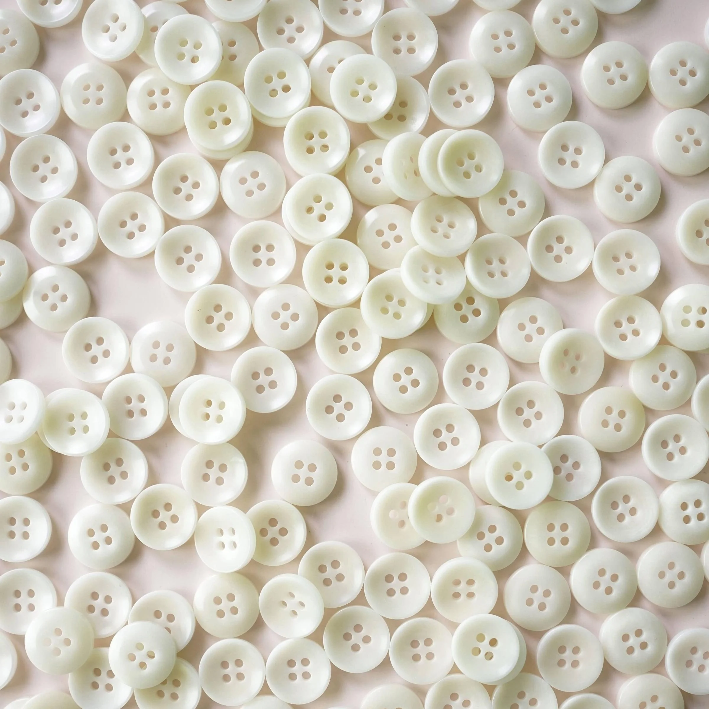 Milk 1/2" Corozo Nut Buttons - Image 2