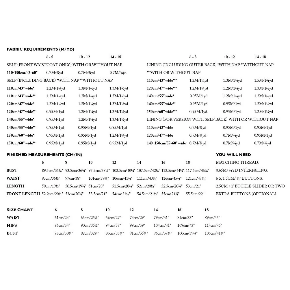 Miller Waistcoat Pattern - PDF DOWNLOAD - Image 14