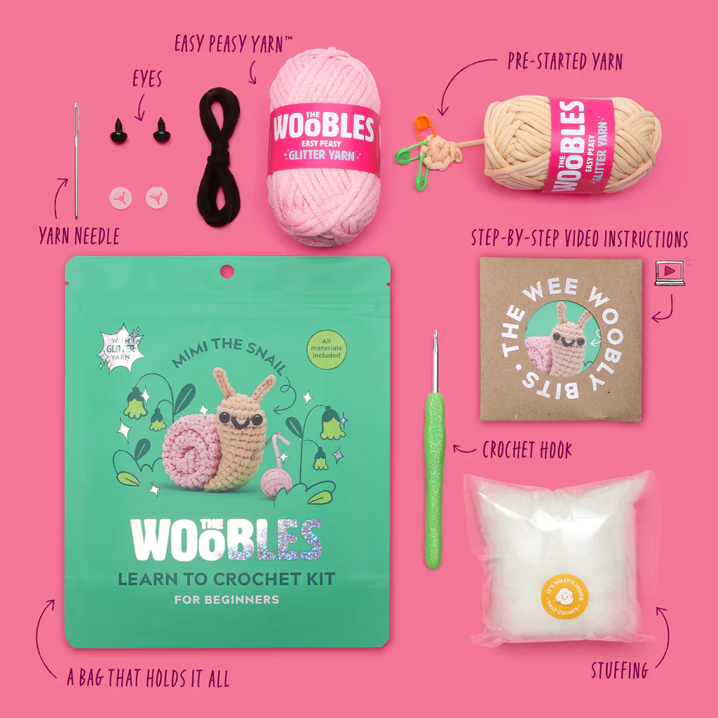 Mimi the Snail Crochet Kit - Image 2