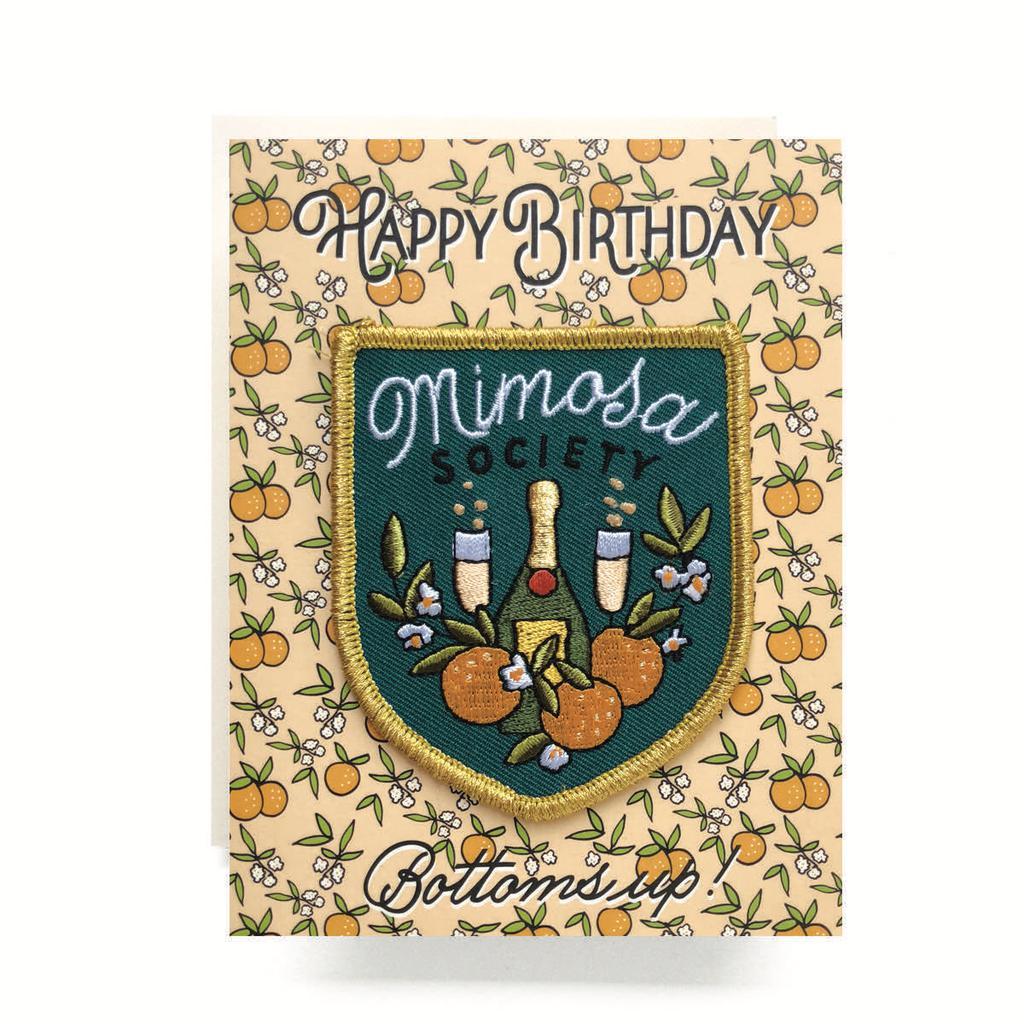 Mimosa Society Patch and Greeting Card