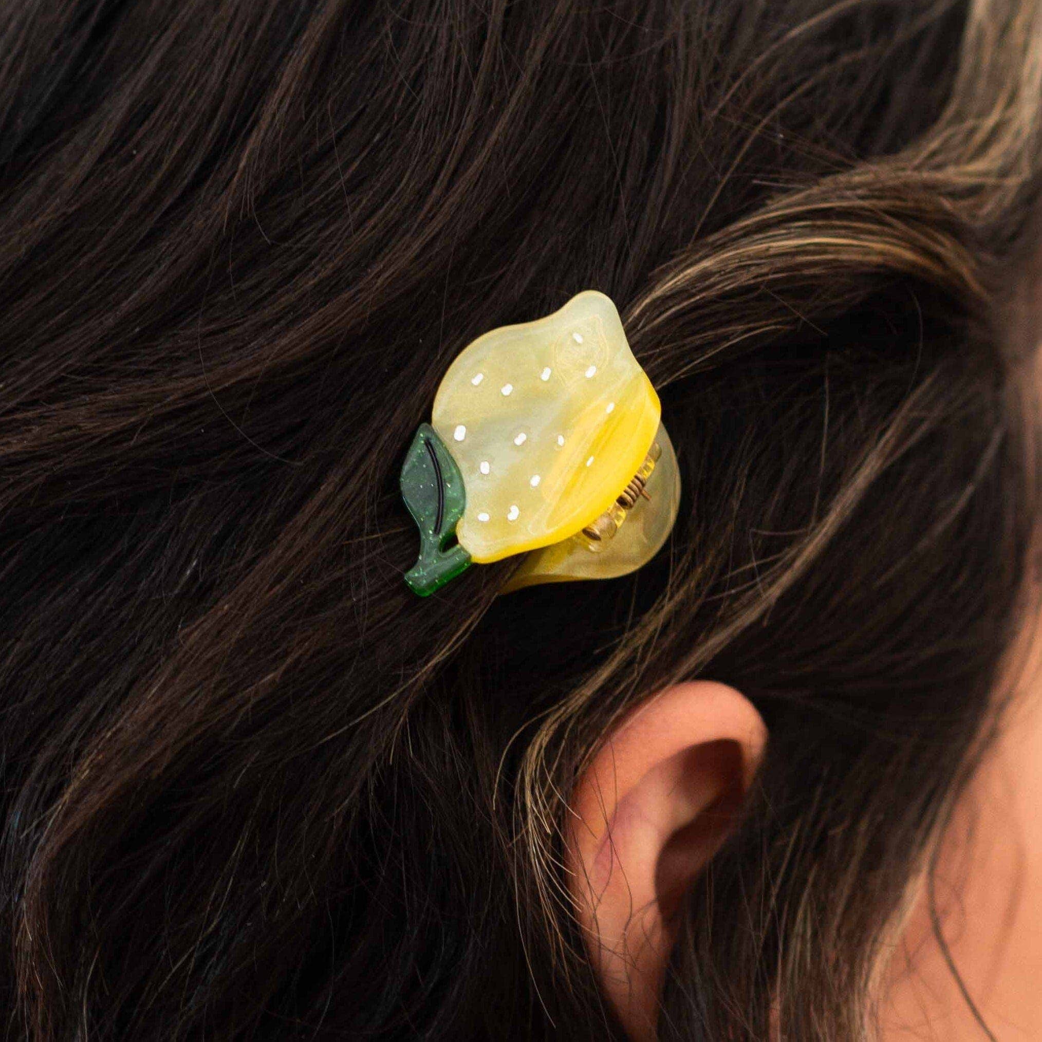 Mini Lemon Hair Claw - Image 2