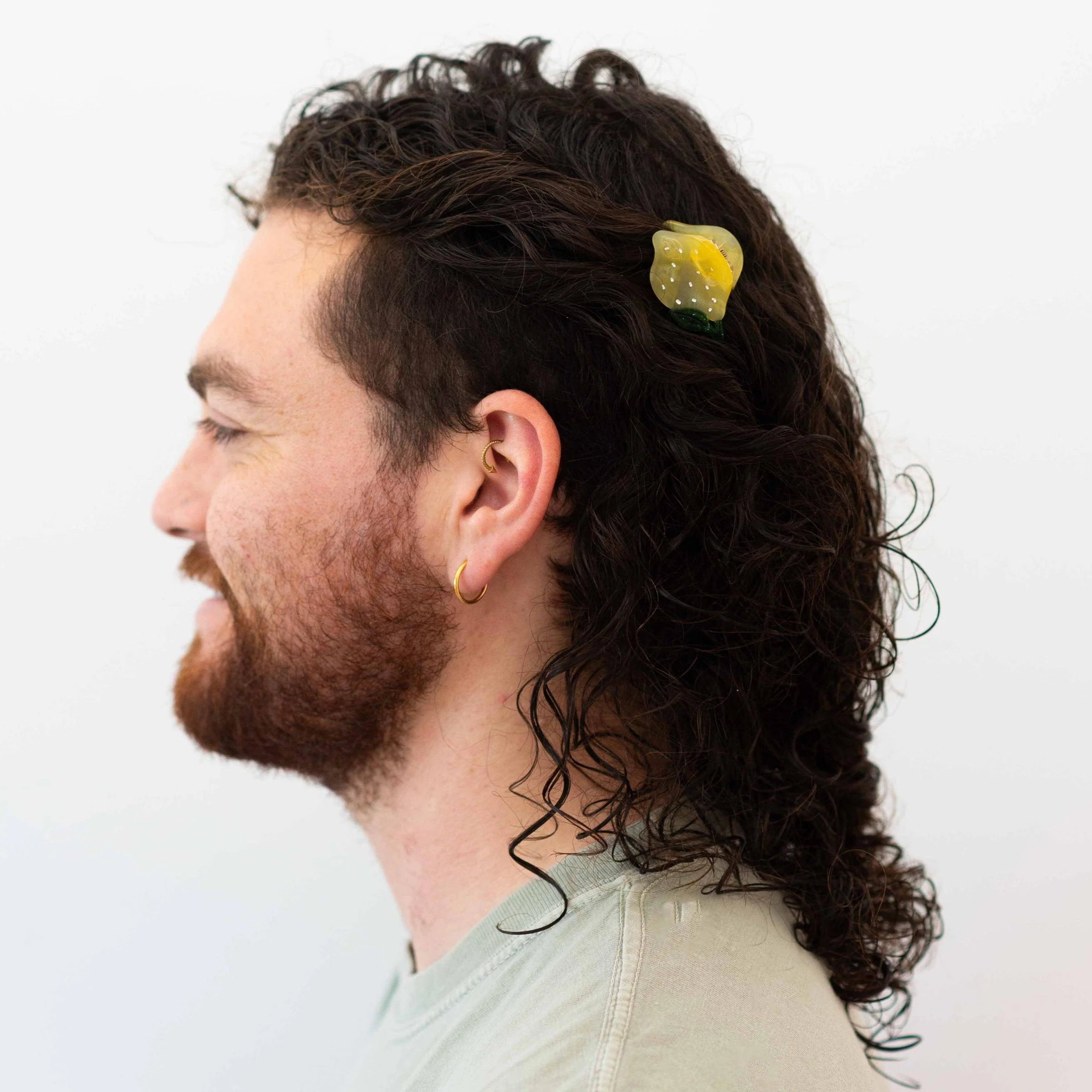 Mini Lemon Hair Claw - Image 3