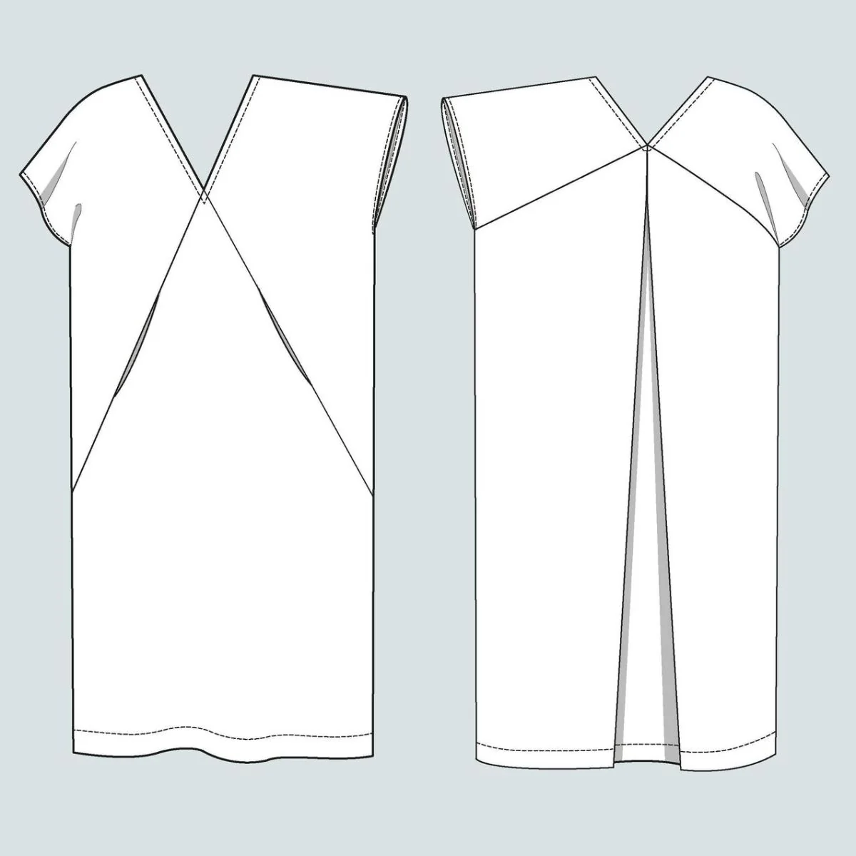 Minimalist Kaftan Dress Pattern - Image 5