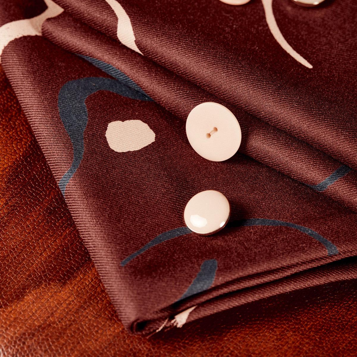 Misty Rust Viscose Twill - Image 4