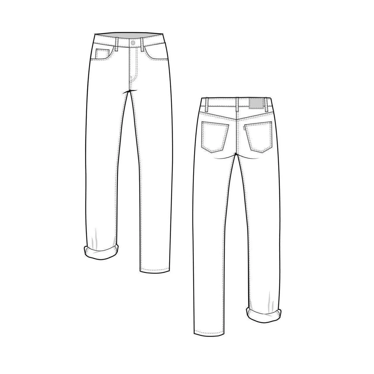 Morgan Boyfriend Jeans Pattern - Image 11