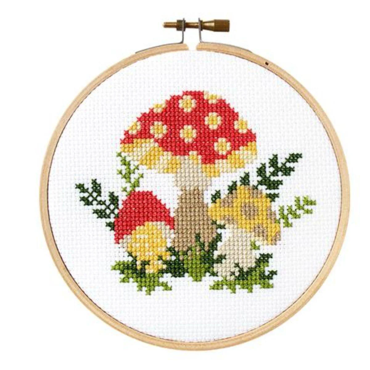Mushroom DIY Cross Stitch Kit