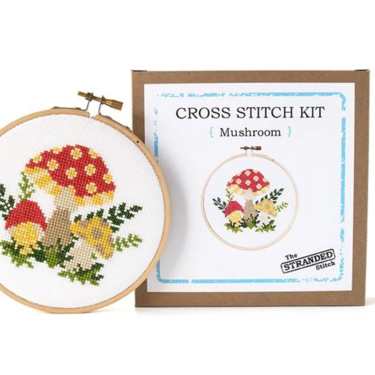 Mushroom DIY Cross Stitch Kit - Image 2